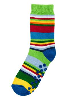 6 Paar TippTexx 24 Kinder ABS Stoppersocken Gute Laune Ringel
